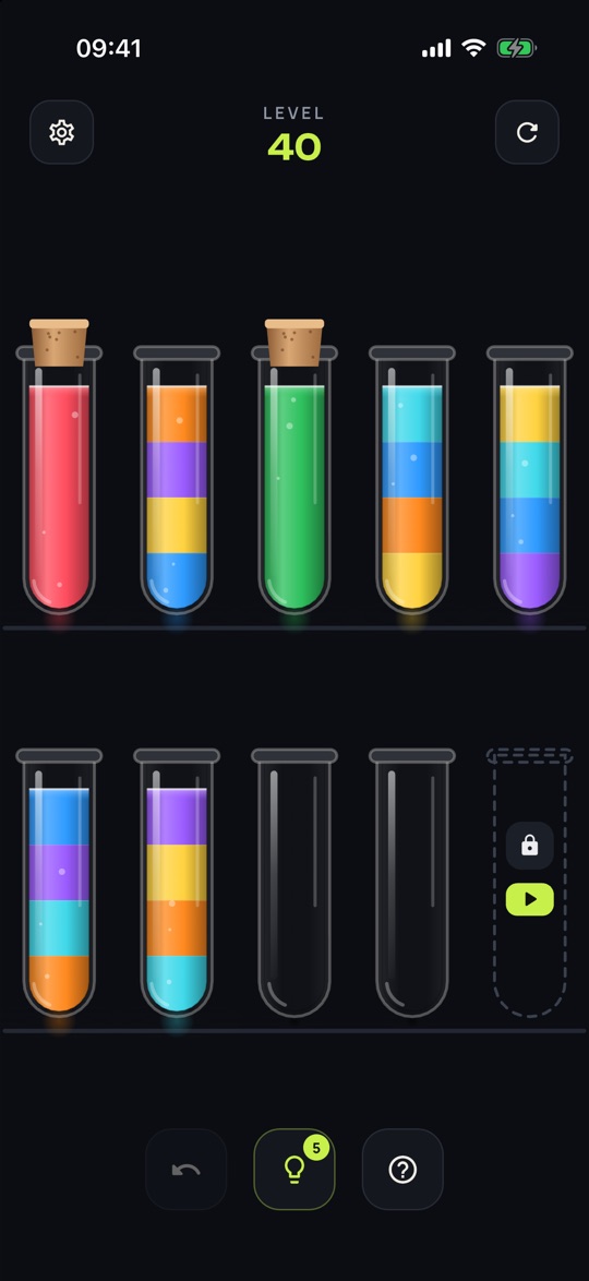 Color Flasks: level 40