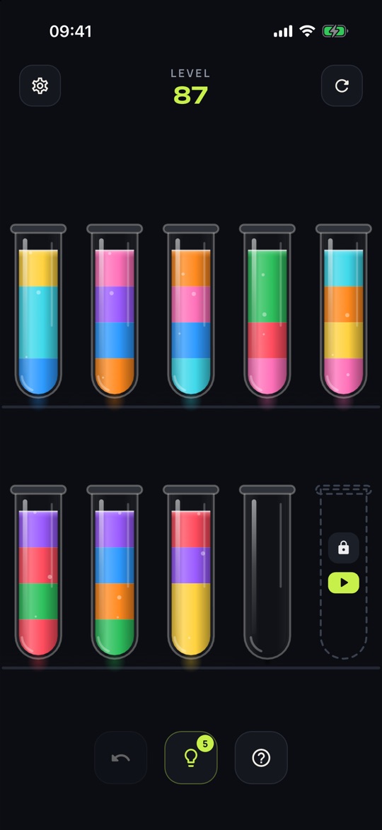 Color Flasks: level 87